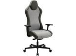 Topstar Bürostuhl SITNESS RS X, mit Armlehnen, 3D-Punktsynchron-Mechanik, Kopfstütze, Flachsitz, Stoffbezug dunkelgrau/hellgrau