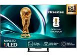 HISENSE QLED Mini LED-Fernseher "65U7Q", Energieeffizienz: E (A-G), transparent (schwarz), 65, Fernseher, 4K UHD Mini LED, Topseller
