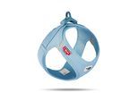 Hunde-Geschirr CURLI "Schnalle Air-Mesh", blau (hellblau), M, Polyester, Tiergeschirre, Hunde-Geschirr