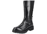 Stiefel GEOX "Geox Stiefel Leder/Textil", Damen, Gr. 41, schwarz, Leder, Textil, Schuhe Stiefel