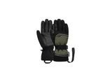 Skihandschuhe REUSCH "Primus R-TEX XT", Damen, Gr. 10.5, schwarz-weiß (weiß, schwarz), 85% Polyester, 15% Lederimitat, mehrfarbig, Handschuhe, sehr warm, wasserdicht und atmungsaktiv