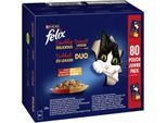Felix So gut wie es aussieht Nassfutter Katze, Adult, Vom Land 80x85 g