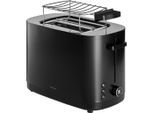 Zwilling Toaster Zwilling Enfinigy, Schwarz, Metall, Auftaufunktion, Aufwärmfunktion, Bagel-Funktion, Küchengeräte, Toaster