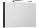 Spiegelschrank SAPHIR "3040", grau (anthrazit), B:90cm H:72cm T:20cm, Melamin, Schränke, Spiegelschrank, Breite 90 cm