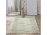 Teppich THE CARPET "Santo Plus", grün, B:80cm H:5mm L:250cm, Polypropylen, Teppiche, Teppich, Plus moderner robuster In und Outdoor Teppich