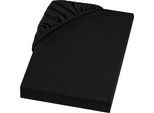 Spannbettlaken SETEX "Feinbiber in Gr. 70x140, 90x200, 140x200 oder 180x200 cm", schwarz, B:100cm L:200cm, Feinbiber, Obermaterial: 100% Baumwolle, Bettlaken, Spannbettlaken, für Matratzen bis 23 cm Höhe, Winter, Bettlaken
