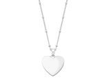 Kette mit Anhänger AMOR "Herz", silber (silberfarben), Halsketten, Damen, Silber 925 (Sterlingsilber), L: 45