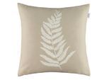Dekokissen "Viva", beige (natur), B:45cm L:45cm, Obermaterial: 92% Baumwolle, 8% Polyester, SCHÖNER WOHNEN-KOLLEKTION, Dekokissen_Sitzkissen_Kissenhüllen, im Naturlook