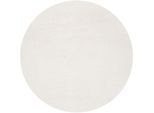 Teppich MERINOS "Loft 37", beige (creme), H:16mm Ø:200cm, Polyester, Teppiche, Teppich, Kunstfellteppich besonders weich und kuschelig, Fell Haptik