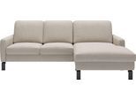 Ecksofa HOME AFFAIRE "Lecce, L-Form, Federkernpolsterung, Breite 224 cm", taupe, B:224cm H:86cm T:164cm, 100% Polyester, Sofas, Ecksofa, inkl. saugroboterfreundliche Höhe & schmale Armlehnen