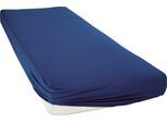 Spannbettlaken BELLANA "bellana premiumstretch", blau (marine), 1 Stk., Jersey-Elasthan, 90-120x200-220 18-35cm, Jersey-Elasthan, Obermaterial: 95% Baumwolle, 5% Elasthan, Bettlaken, Spannbettlaken, super elastisch