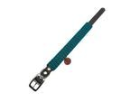 Wildfang Hundehalsband "Meergeflüster" aus Biothane mit Paracord dunkles türkis L-XL