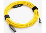 COBRAUNION USB-C Verlängerungskabel 10m gelb