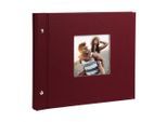 Goldbuch Schraubalbum Bella Vista bordeaux 26892 weiße Seiten 30x25cm
