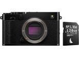 Fujifilm X-E5 Schwarz + Angelbird SD Card AV PRO UHS-II 128GB V60