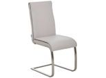 Livetastic Schwingstuhl Echtleder, Beige, Metall, Leder, Echtleder, Büffelleder, Füllung: Polyetherschaumkern, eckig, 46x99x62 cm, Esszimmer, Stühle, Esszimmerstühle, Schwingstühle