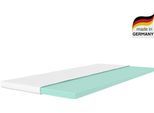 Topper GOODPRODUCT "Aquam, Topper 90x200 cm,180x200 cm in 4 Härtegraden", weiss (blanc), B:180cm H:6cm L:200cm, Kaltschaum, Topper, Topper, Matratze, Boxspringbett, Allergiker geeignet (Hausstauballergiker)