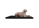 Tierlando CARLOS Ortho-Medic - Orthopädische Hundematte schwarz 1,5 m, 6 cm, 1 m