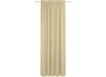 Vorhang WIRTH "Trondheim B", beige, B:132cm H:375cm, Polyacryl, Gardinen, nach Maß
