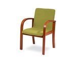 Esszimmersessel HOME AFFAIRE "LINA707", grün (kirschbaum, grün), B:60cm H:85cm T:50cm, 100% Polyester, Sessel, Esszimmersessel, Extra-confort, Fleckenabweisendes Gewebe, Massivholz