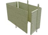 Carport-Geräteraum SKANHOLZ "Abstellraum C1", grün, Holzwerkstoff, Gerätehäuser, aus Profilschalung