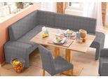 Eckbank HOME AFFAIRE "Bologna", grau (anthrazit (fantasy 8203)), B:200cm H:84cm T:160cm, Sitzbänke, Eckbank, in 2 Größen (langer Schenkel 180 oder 200 cm), verschiedene Qualitäten