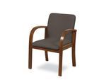 Esszimmersessel HOME AFFAIRE "LINA707 Esszimmerstuhl", nuss, elephant, B:60cm H:85cm T:50cm, 100% Polyester, Sessel, Esszimmersessel, Fleckenabweisendes Gewebe, Massivholz Gestell dampfgebogen