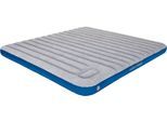 Luftbett HIGH PEAK "Cross Beam King extra long", bunt (hellgrau, blau), Luftbetten, B/H/L: 185cm x 20cm x 210cm, Materialmix, B:185cm H:20cm L:210cm