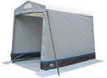 Gerätezelt HIGH PEAK "Multitent", grau, Zelte, B/H/L: 160cm x 190cm x 230cm, B:160cm H:190cm L:230cm