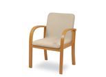 Esszimmersessel HOME AFFAIRE "LINA707", beige (buche natur, beige), B:60cm H:85cm T:50cm, 100% Polyester, Sessel, Esszimmersessel, Extra-confort, Fleckenabweisendes Gewebe, Massivholz