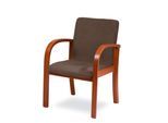 Esszimmersessel HOME AFFAIRE "LINA707", braun (kirschbaum, tabac), B:60cm H:85cm T:50cm, 100% Polyester, Sessel, Esszimmersessel, Extra-confort, Fleckenabweisendes Gewebe, Massivholz