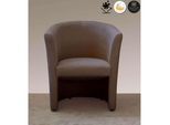 Cocktailsessel HOME AFFAIRE "Tabby", braun (tabac), B:70cm H:76cm T:62cm, 100% Polyester, Sessel, Cocktailsessel, Antifleck-Beschichtung