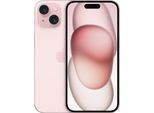 APPLE Smartphone "iPhone 15", Energieeffizienz: B (A-G), pink, 128 GB, Mobiltelefone, Topseller