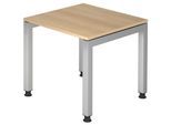 HAMMERBACHER höhenverstellbarer Schreibtisch VJS08/E/S eiche