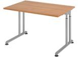 HAMMERBACHER höhenverstellbarer Schreibtisch VZS12/N/S nussbaum