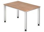 HAMMERBACHER höhenverstellbarer Schreibtisch VQS12/N/S nussbaum