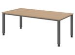 HAMMERBACHER höhenverstellbarer Schreibtisch VQS2E/E/G eiche