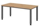 HAMMERBACHER höhenverstellbarer Schreibtisch VQS16/R/G asteiche