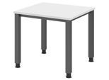 HAMMERBACHER höhenverstellbarer Schreibtisch VQS08/W/G weiß