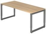 HAMMERBACHER höhenverstellbarer Schreibtisch VRS19/E/G eiche
