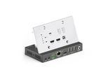 PureTools - HDBaseT Wall Plate Extender Set, 4K (60Hz 4:4:4) mit USB2.0 KVM