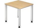 HAMMERBACHER höhenverstellbarer Schreibtisch VQS08/3/S ahorn