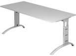 HAMMERBACHER höhenverstellbarer Schreibtisch VFS19/5/S lichtgrau