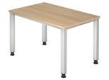 HAMMERBACHER höhenverstellbarer Schreibtisch VQS12/E/S eiche