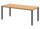 HAMMERBACHER höhenverstellbarer Schreibtisch VQS19/6/G buche