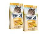 HAPPY CAT Minkas Trockenfutter Katze Adult, Hairball Control, Geflügel 2x10 kg