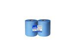 Putztuch profix durex plus L380xB360ca.mm blau 3-lagig,perforiert 500 Tü./Rl. ; Temca (025448-01)