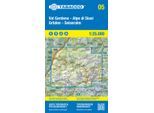 Tabacco Karte N.05 Val Gardena-Alpe di Siusi / Gröden-Seiseralm - 1:25.000