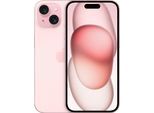 APPLE Smartphone "iPhone 15", Energieeffizienz: B (A-G), pink, 256 GB, Mobiltelefone