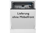 BEKO vollintegrierbarer Geschirrspüler "BDIN36550P", Energieeffizienz: B (A-G), weiß, neutral, B:59,8cm H:81,8cm T:55cm, Geschirrspüler